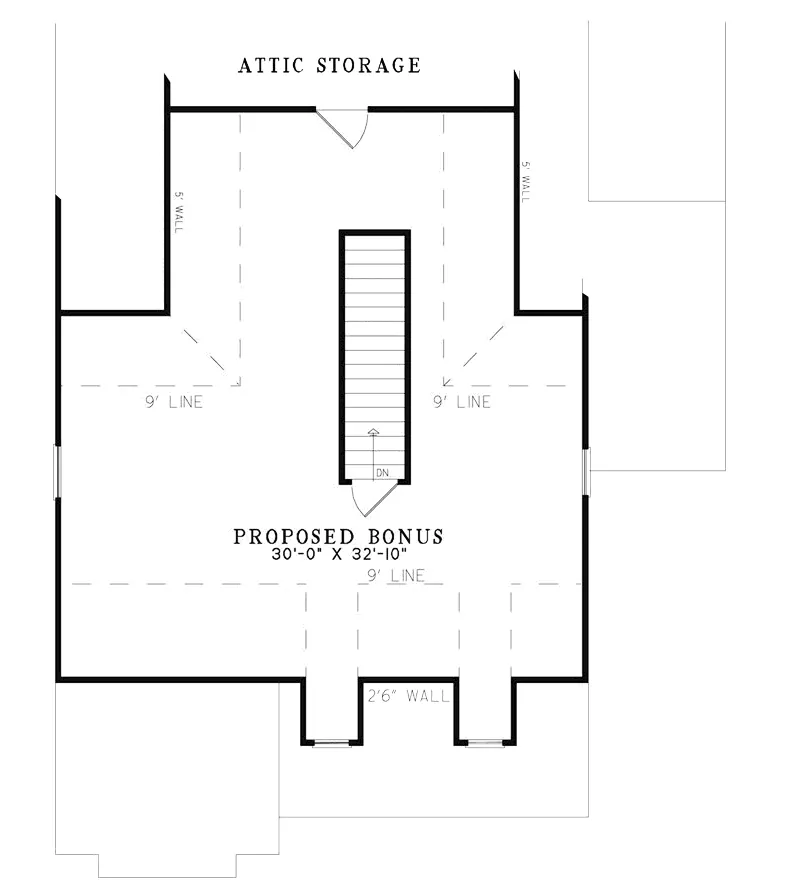 Ranch House Plan Second Floor - Colby Country Home 055D-0880 - Search House Plans and More