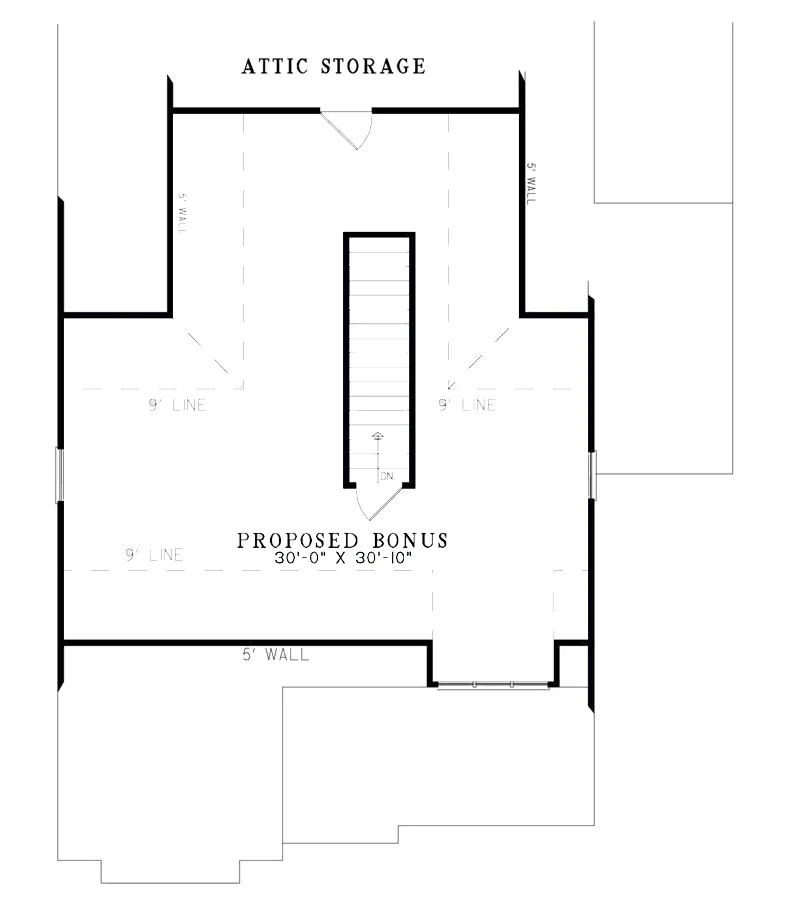 Traditional House Plan Second Floor - Wheaton Hill Cottage Home 055D-0881 - Shop House Plans and More