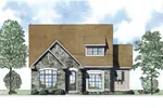 Traditional House Plan Front of Home - Wheaton Hill Cottage Home 055D-0881 - Shop House Plans and More