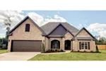 Ranch House Plan Front of Home - Jacqueline European Home 055D-0886 - Search House Plans and More