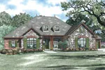 Ranch House Plan Front Image - Francine Place Traditional Home 055D-0897 - Search House Plans and More