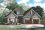 Ranch House Plan Front Image - Sauk Rapids Craftsman Home 055D-0905 - Shop House Plans and More