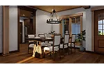 Arts & Crafts House Plan Dining Room Photo 02 - Westmeyer Craftsman Home 055D-0953 - Shop House Plans and More