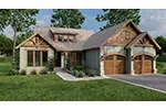 Arts & Crafts House Plan Front Photo 04 - Westmeyer Craftsman Home 055D-0953 - Shop House Plans and More