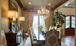 Luxury House Plan Dining Room Photo 03 - Carminda Luxury European Home 055D-0957 - Search House Plans and More