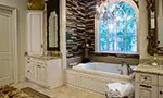 Luxury House Plan Master Bathroom Photo 03 - Carminda Luxury European Home 055D-0957 - Search House Plans and More