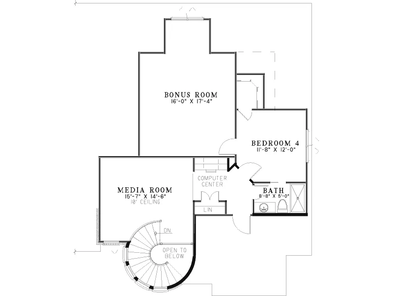 European House Plan Second Floor - Haworthshire European Home 055D-1026 - Search House Plans and More