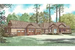Country House Plan Front Image - Shaner Pass Craftsman Home 055D-1044 - Shop House Plans and More
