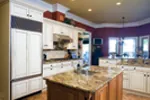 Ranch House Plan Kitchen Photo 02 - Deerwood Park Luxury Home 055S-0075 - Search House Plans and More