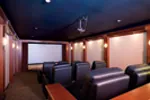 Ranch House Plan Theater Room Photo 01 - Burwell Luxury Home 055S-0104 - Search House Plans and More
