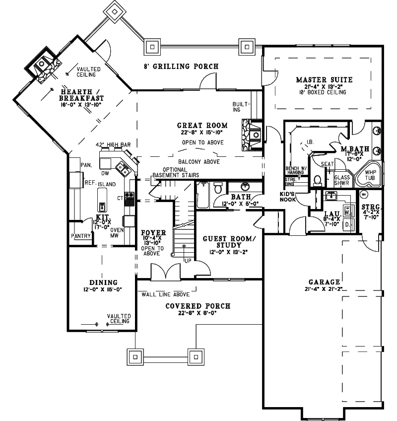 Luxury House Plan First Floor - Neidgringhaus Luxury Home 055S-0118 - Shop House Plans and More