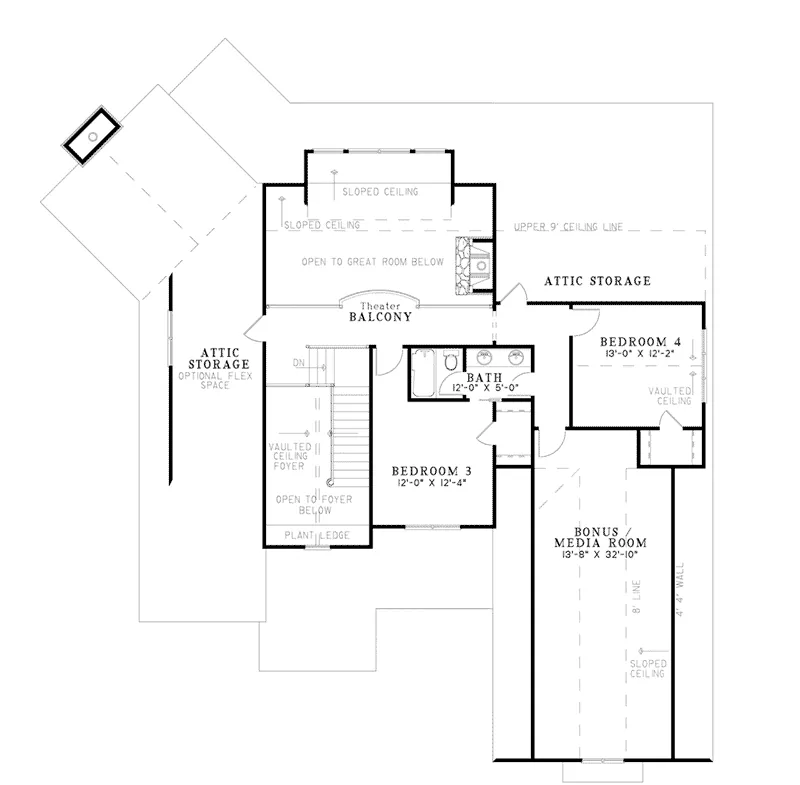 Luxury House Plan Second Floor - Neidgringhaus Luxury Home 055S-0118 - Shop House Plans and More