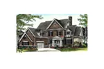 Front Photo 01 - 056D-0071 - Shop House Plans and More