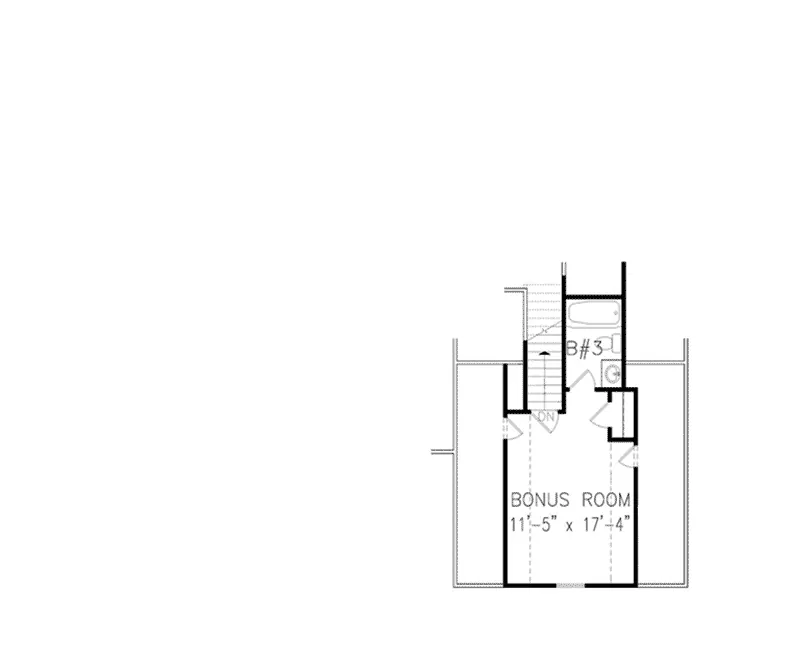Traditional House Plan Bonus Room - 056D-0089 - Shop House Plans and More