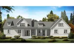 Modern House Plan Front of Home - 056D-0091 - Shop House Plans and More