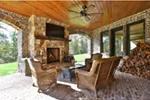 Country House Plan Fireplace Photo 02 - Murphy Cove Luxury Home 056S-0019 - Shop House Plans and More