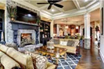 Country House Plan Living Room Photo 02 - Murphy Cove Luxury Home 056S-0019 - Shop House Plans and More