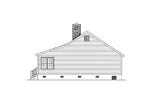 Vacation House Plan Right Elevation - Walnut Grove Country Cabin Home 058D-0012 - Shop House Plans and More