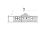 Ranch House Plan Rear Elevation - Sutton Country Home 058D-0030 - Shop House Plans and More