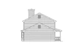 Colonial House Plan Left Elevation - Smithsonian Southern Home 058D-0038 - Shop House Plans and More