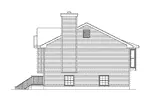 Craftsman House Plan Right Elevation - Oaklawn Split-Level Home 058D-0069 - Shop House Plans and More