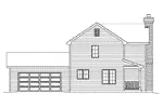 Traditional House Plan Left Elevation - Diana Jane Country Farmhouse 058D-0188 - Search House Plans and More