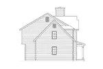 Traditional House Plan Left Elevation - Cochrane Traditional Home 058D-0193 - Search House Plans and More