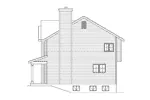Traditional House Plan Right Elevation - Cochrane Traditional Home 058D-0193 - Search House Plans and More