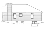 Traditional House Plan Right Elevation - Ranchester Ranch Home 058D-0194 - Shop House Plans and More