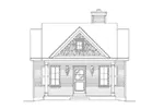 Ranch House Plan Front Elevation - Marie Flatts Craftsman Cabin 058D-0207 - Shop House Plans and More