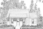 Vacation House Plan Front Image of House - Neva Pass Country Cabin 058D-0208 - Shop House Plans and More