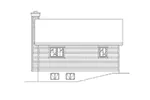 Cabin & Cottage House Plan Rear Elevation - 058D-0211 - Shop House Plans and More