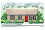 Traditional House Plan Front of House 060D-0116