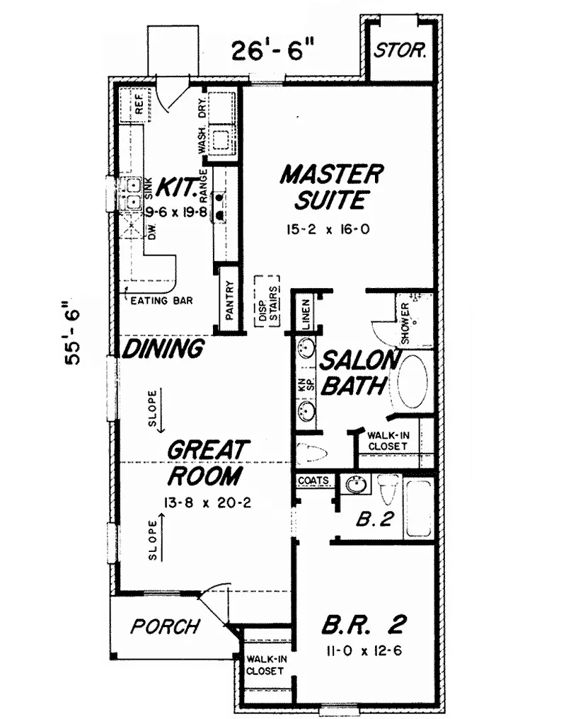 Traditional House Plan First Floor - 060D-0133 - Shop House Plans and More