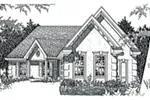 Southern House Plan Front of House 060D-0135