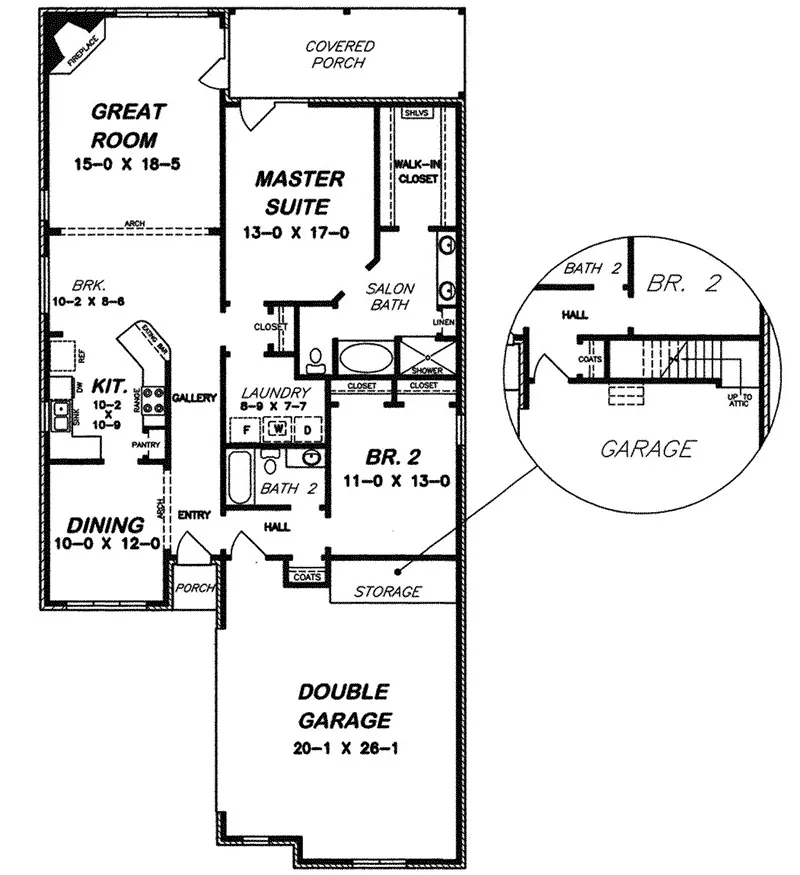 Craftsman House Plan First Floor - 060D-0180 - Shop House Plans and More