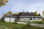 Country Ranch With Spacious Wrap-Around Porch