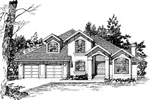 Sunbelt House Plan Front of Home - Seagrave Traditional Home 062D-0466 - Shop House Plans and More