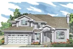 Sunbelt House Plan Front of Home - Bexleyheath Traditional Home 062D-0477 - Search House Plans and More
