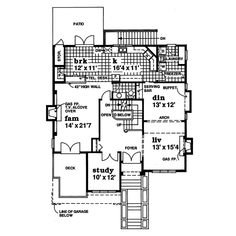 Luxury House Plan First Floor - Johnson Bayou Luxury Home 062D-0486 - Search House Plans and More