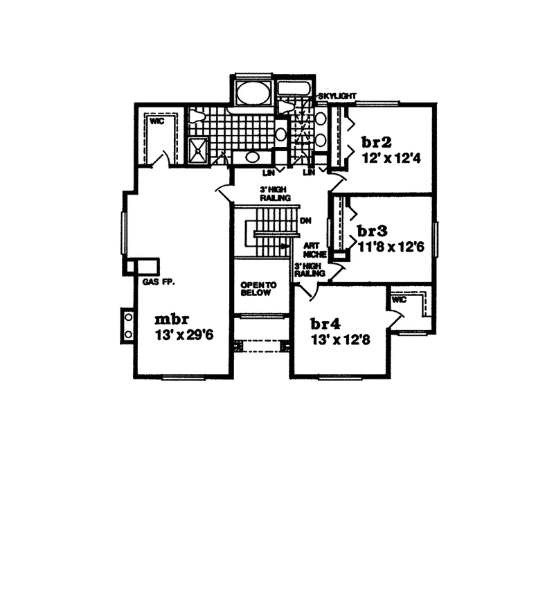 Luxury House Plan Second Floor - Sevilla Way Sunbelt Home 062D-0487 - Shop House Plans and More