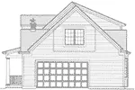 Cape Cod & New England House Plan Right Elevation - Restormel Cape Cod Home 065D-0279 - Shop House Plans and More