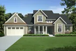 Craftsman House Plan Front Image - Brittania Hill Craftsman Home 065D-0306 - Search House Plans and More