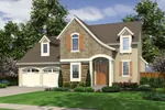 English Cottage House Plan Front of Home - Cathcart Country French Home 065D-0311 - Search House Plans and More
