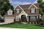 Cabin & Cottage House Plan Front of Home - Vivian Traditional Home 065D-0319 - Shop House Plans and More