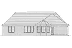 Country House Plan Rear Elevation - Tiverton Country French Home 065D-0359 - Shop House Plans and More