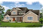 Cape Cod & New England House Plan Front of Home - Lenhardt Country Home 065D-0369 - Shop House Plans and More