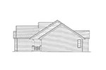 Ranch House Plan Right Elevation - Filmore Shingle Ranch Home 065D-0370 - Search House Plans and More