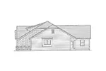Craftsman House Plan Right Elevation - Kenwood Park Ranch Home 065D-0372 - Search House Plans and More