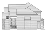 Neoclassical House Plan Right Elevation - Chapelhill European Home 065D-0379 - Search House Plans and More